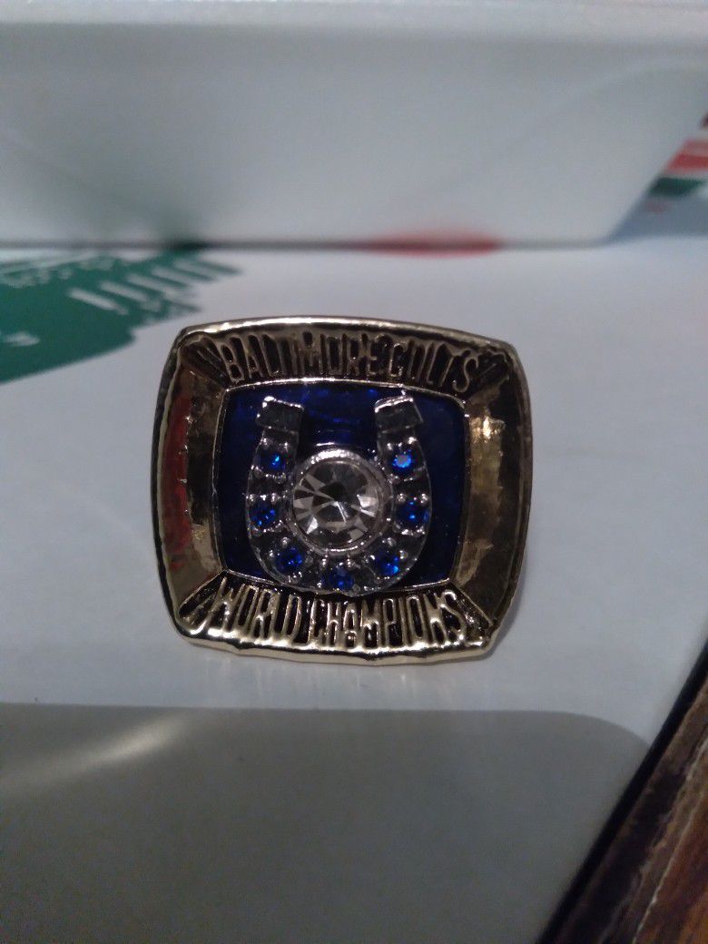 Baltimore Colts Championship Ring 
