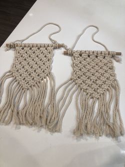2 Macramé Wall Hangings