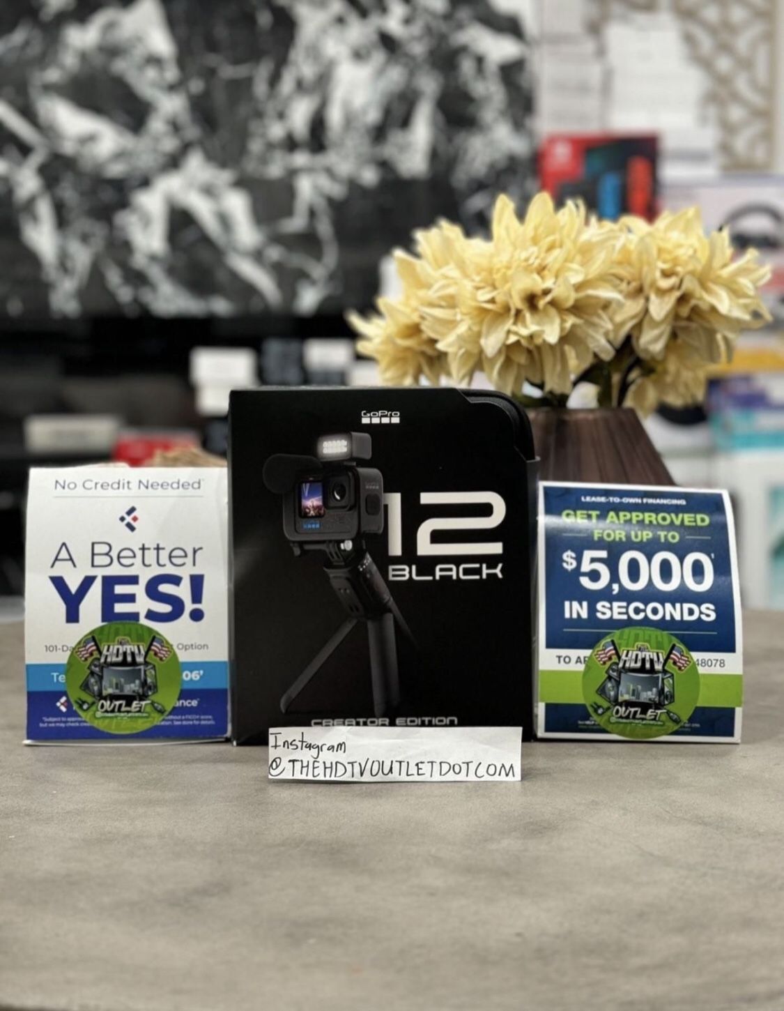 6554865 GoPro hero 12 creator edition action camera