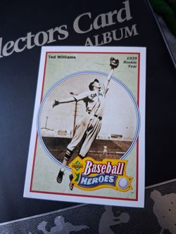 1939 ted Williams card