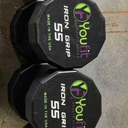 Iron Grips For Sale 2$ Bls Dumbbells Are Like  New 