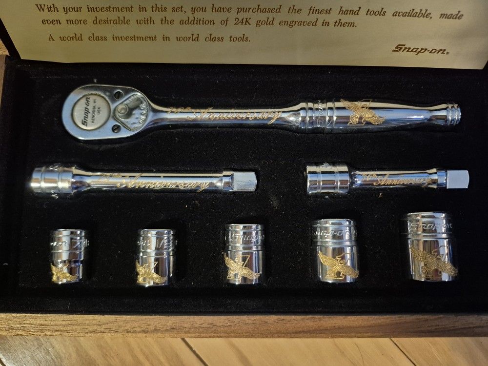 Snap On 70th Anniversary Ratchet Set 