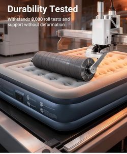 18" iDOO King Size Air Mattress with Built in Pump,