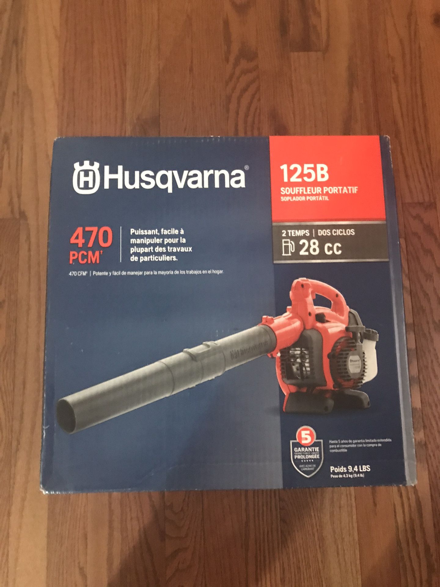 Husqvarna gas powered leaf blower 125B  brand new