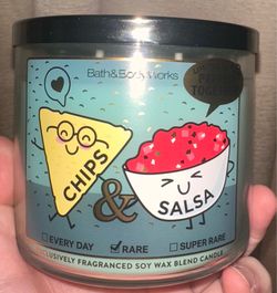 Bath & Bodyworks Limited edition Chips and Salsa 3-wick candle