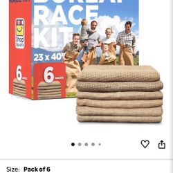 Burlap race Sacks