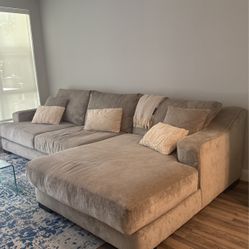 Large Grey Sectional  - Best Offer 