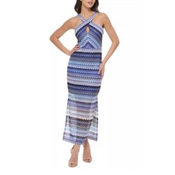 GUESS Women's Crochet Lace Halter Maxi Dress Size 16