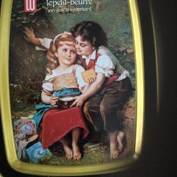Commemorative LU Biscuit Company tray