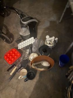 assorted dishes/silverware