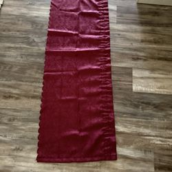 Red/maroonish curtain