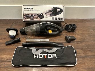 HOTOR 12V Wet/Dry Car Vacuum – Complete Kit + Extra Filter