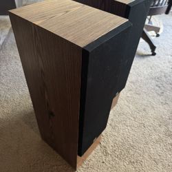 Vintage Wooden Speakers Monitor Audio