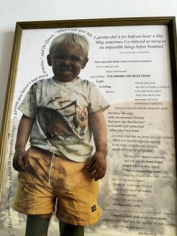 Patagonia Kids 1970’s Framed Collector’s Edition Photograph/Poster— With Humorous Text