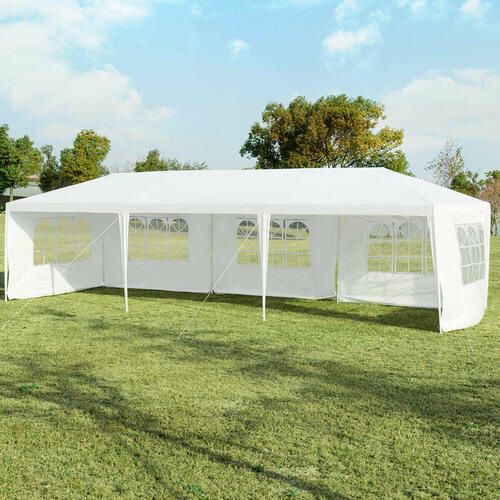 10'x30' Outdoor Party Wedding Tent Canopy Heavy duty Gazebo Pavilion 5 Sidewall