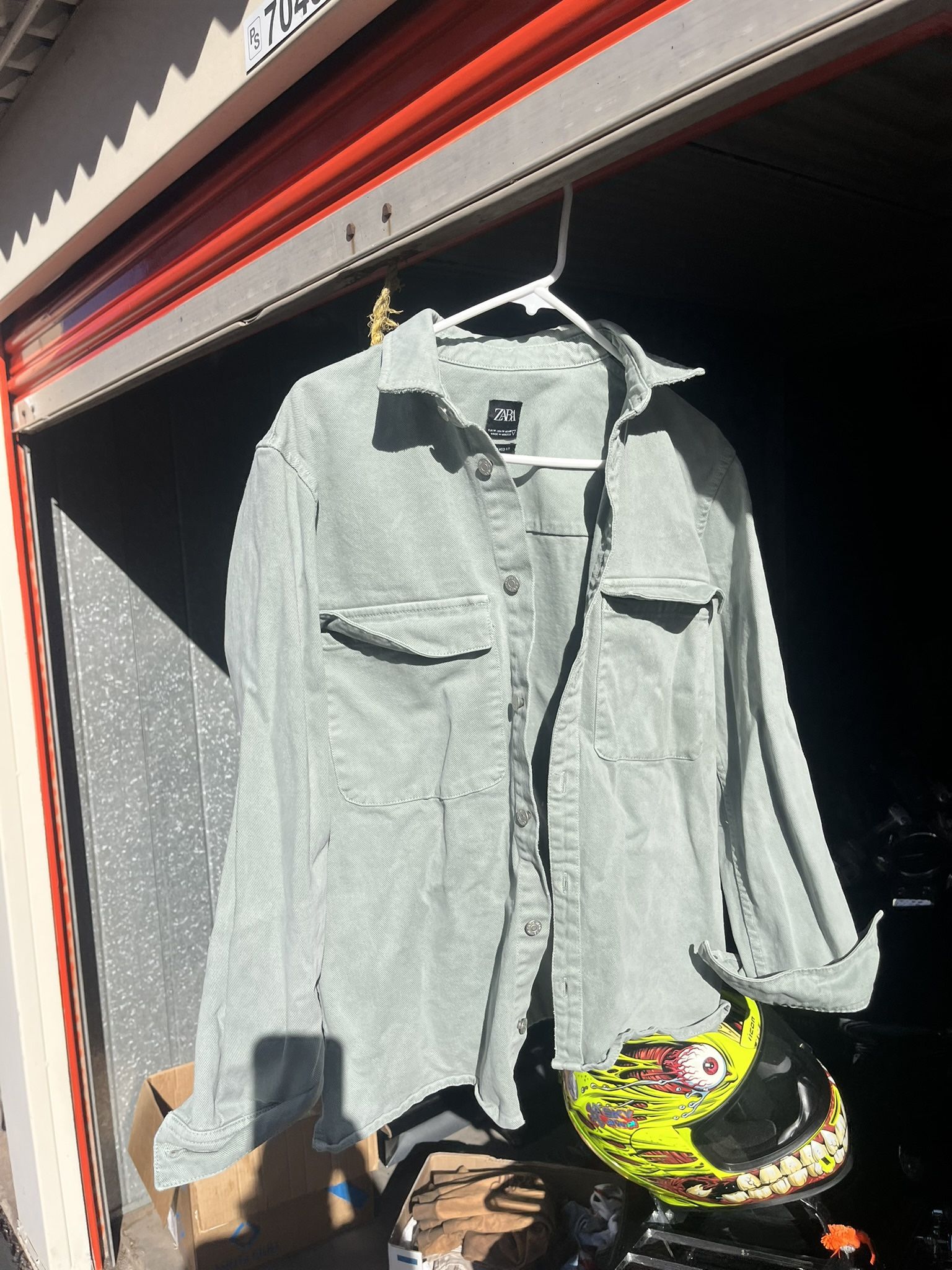 Zara Thick Button Down Shirt/jacket