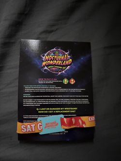 Nocturnal ticket Saturday