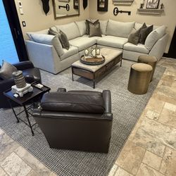 Area rug - wool Two Tone Grey 10x13 $400obo