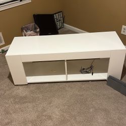 TV stand up with light