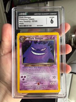 Dark Gengar Holo CGC 6 Neo Destiny 6/105