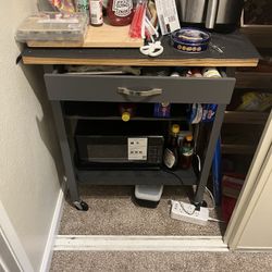 Mobile Kitchen Moving Cart With Wheels 