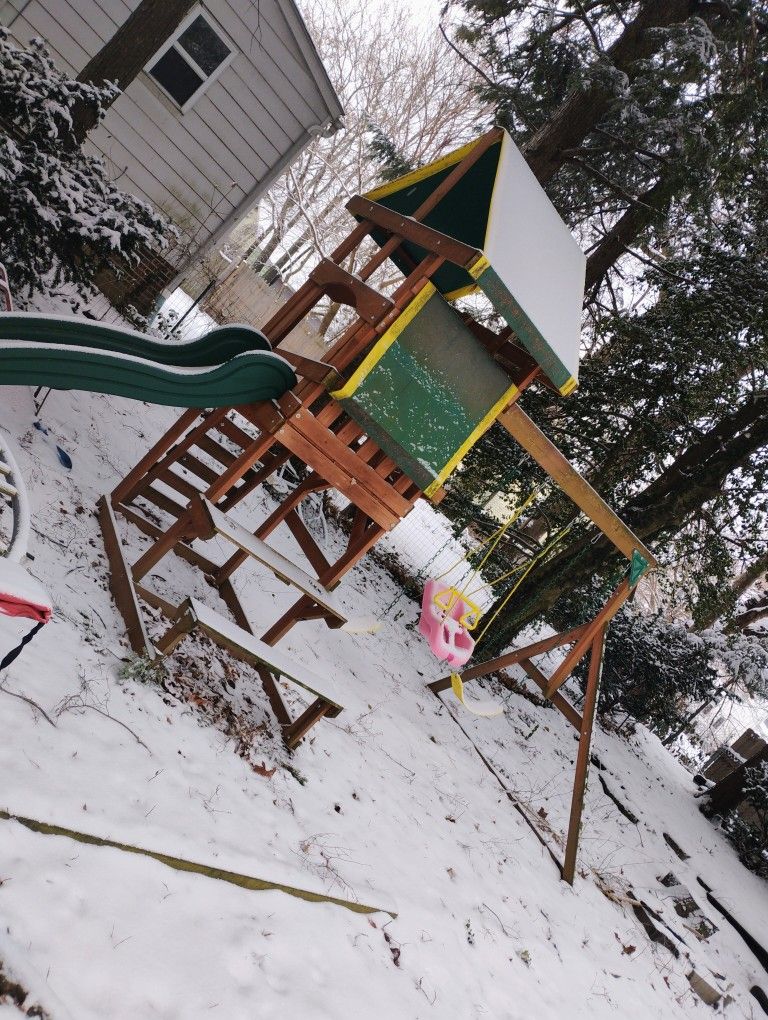 Swing And Slide Play Set