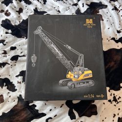 Hui Na Toy Tower Crane Hoist Dragline Die-cast Model Lifting Cable New In Box 