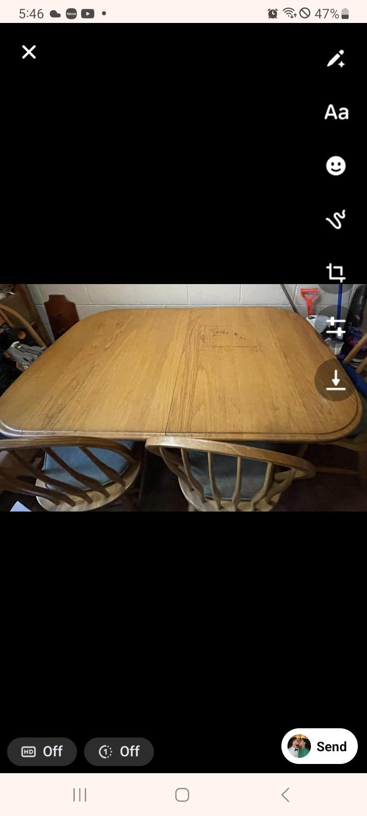 Solid Oak TABLE