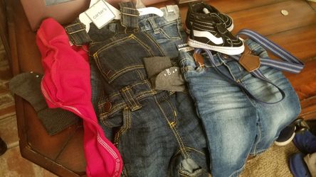 Van baby shoes (vans) band new Jeans