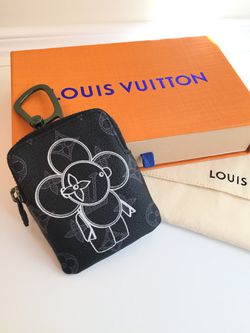 Louis Vuitton Zip Key Ring Monogram Vivienne Eclipse Black in
