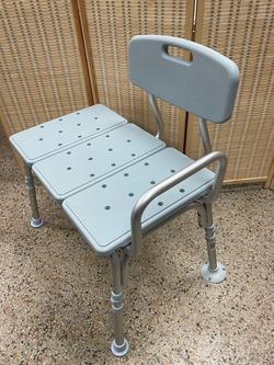 Transfer Shower Bench, Adjustable Height 300 lb capacity