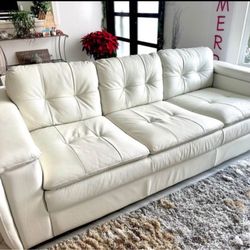 New Leather Couch-made In Italy !! From City Furniture 