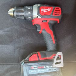 Milwaukee Drill and 8.0 Ah Battery