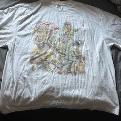 Oversized Army Graphic Tee