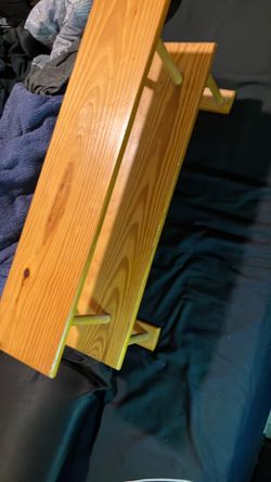 Brown shelf