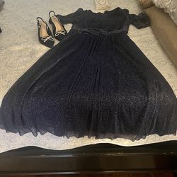 Cocktail dress and shoes
