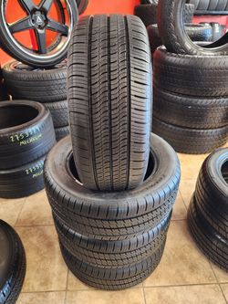 215 55R 16 CONTINENTAL TRUE CONTACT TOUR 2155516 SEMI NEW TIRES (SET) MOUNT BALANCE INCLUDED