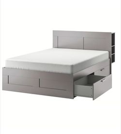 Queen Bedframe from IKEA (Gray)