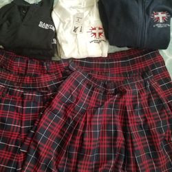 Salinas Sacred heart school uniform -$10 new polo shirt- $5.00 semi used per item