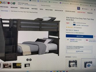 Bunk bed frame ONLY (no mattresses)