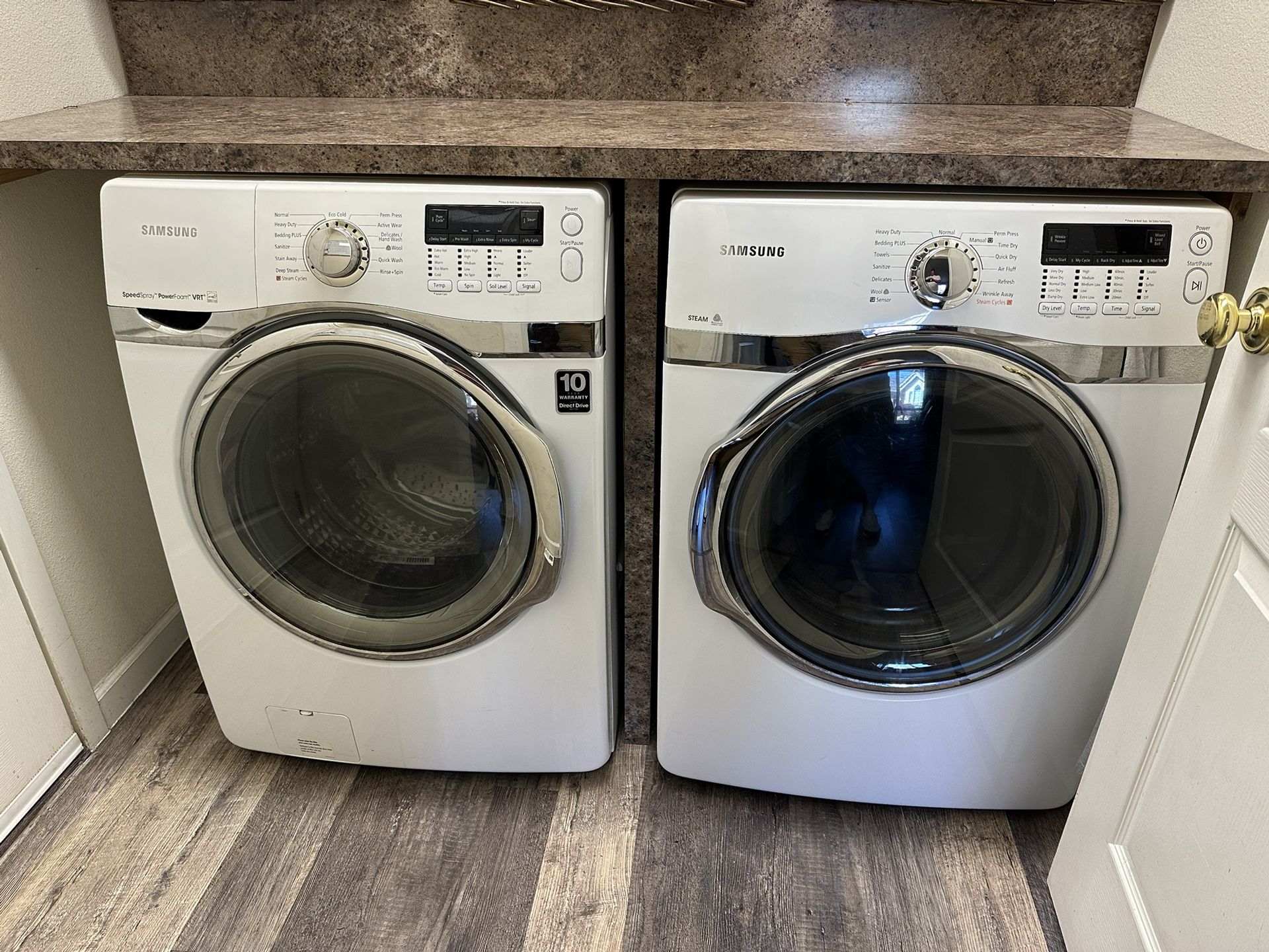 Samsung Washer and Dryer