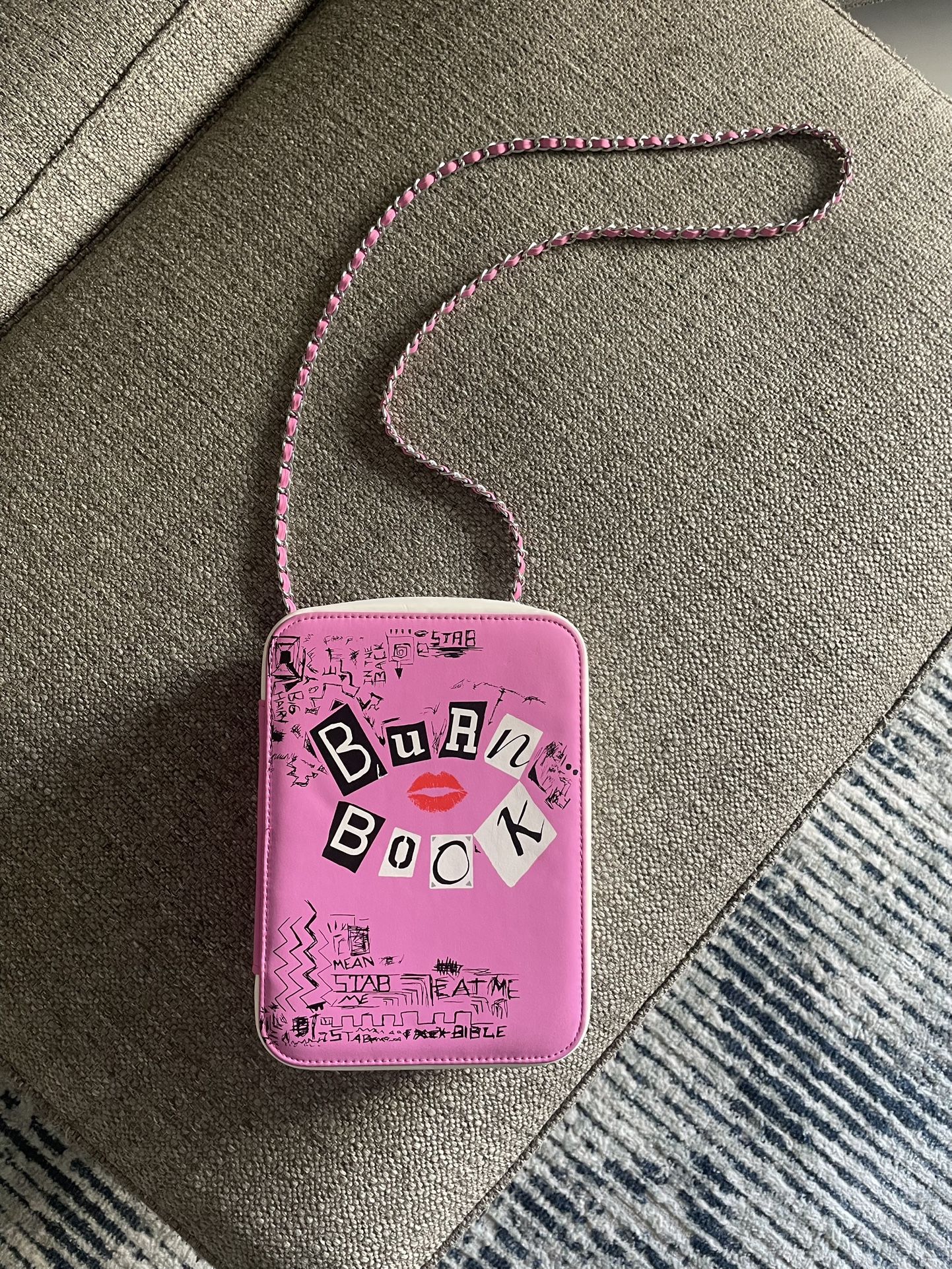 Mean Girls Burn Book Makeup Brush Bag