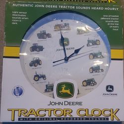 John Deere Tractor Clock