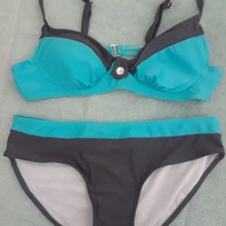 AQUA AND GRAY, SM BIKINI 