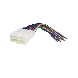 Scosche GM02B Compatible with Select 1986-05 GM Mini Power/Speaker Connector / Wire Harness for Aftermarket Stereo Installation with Color Coded Wires