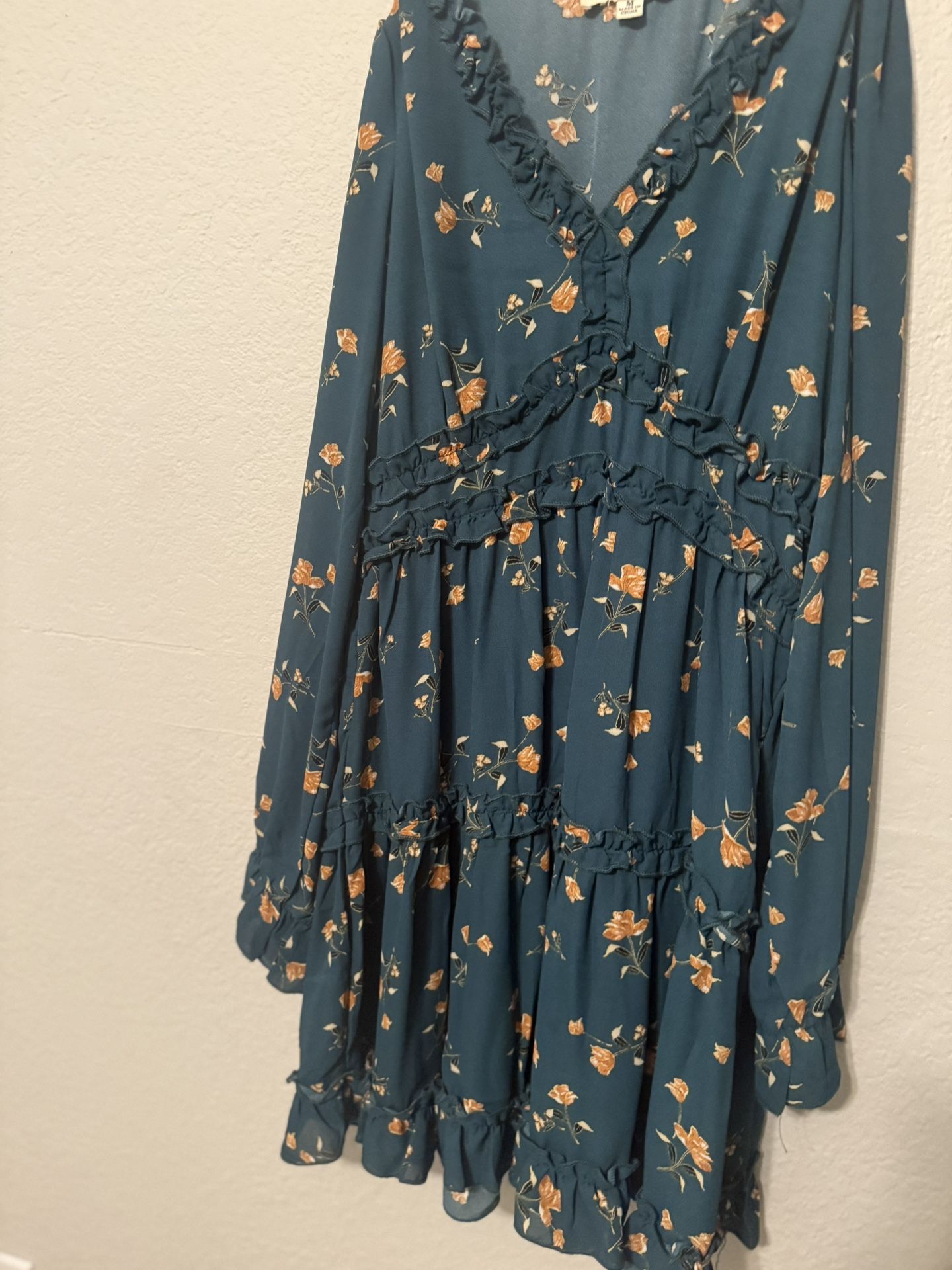 Green Floral Dress