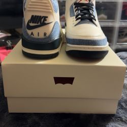Air Jordan 3 Retro Levi’s All-Star LA Exclusive Size 9 DS