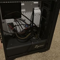 Pc case with power box