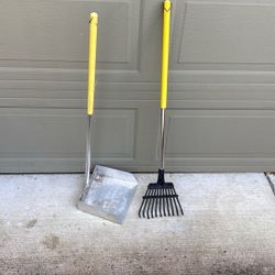 Heavy Duty Poop Shovel & Rake