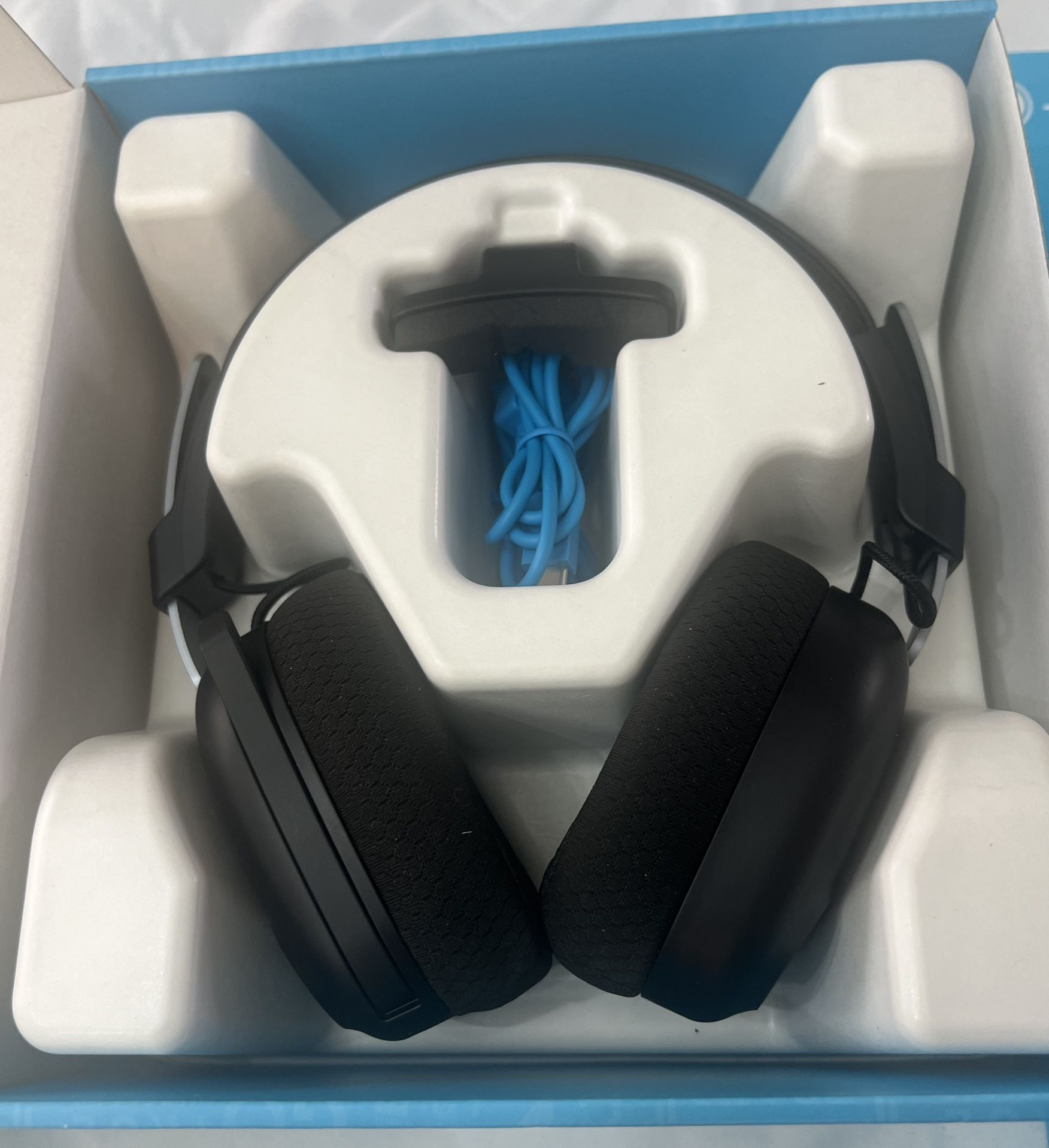 JLab JBuds Work Wireless Headset with Microphone, Over Ear Computer Headsets, Wired or Wireless Headphones with 60+ Playtime, Multipoint Bluetooth Hea